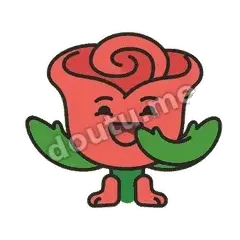 幸灾乐祸 - 嘴硬小玫瑰表情