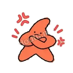 不行不行 - 瘫瘫海星表情