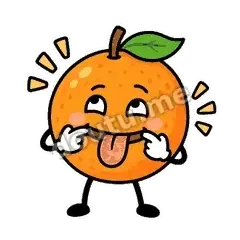 做鬼脸 - 橙子坦坦第二弹表情