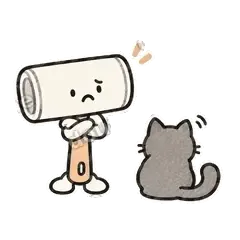 猫不理我 - 吸猫粘毛滚表情