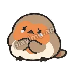 委屈了 - 困困知更鸟表情