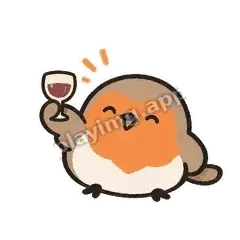 干一杯 - 困困知更鸟表情