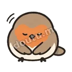 有劳你啦 - 困困知更鸟表情