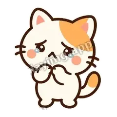 小猫委屈 - 边框傲娇猫表情