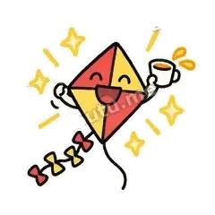 Cheers - 加油小风筝表情