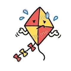 无奈 - 加油小风筝表情