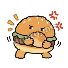 抢食 - 馋嘴小汉堡表情