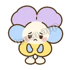三色堇啾啾奶油手绘版