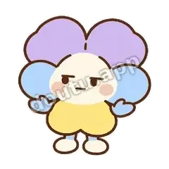 服了服了 - 三色堇啾啾奶油手绘版表情