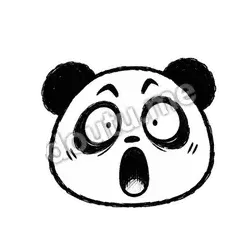 卧槽？！ - 手绘熊猫表情