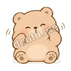 揉揉脸 - 软糯小熊表情
