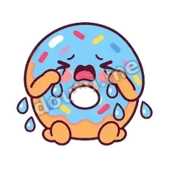 哇哇哭 - 甜甜圈圈表情