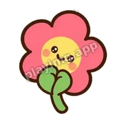 粉花可爱 - 边框甜甜粉花表情