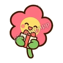 被宠到了 - 边框甜甜粉花表情
