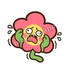 粉花崩溃 - 边框甜甜粉花表情
