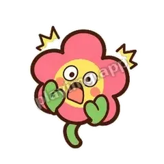 粉花震惊 - 边框甜甜粉花表情