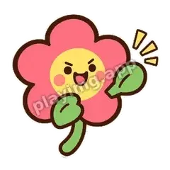 粉花自信 - 边框甜甜粉花表情