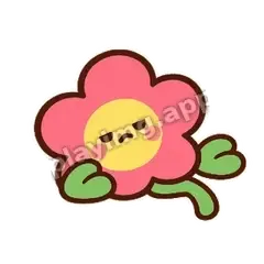粉花摆烂 - 边框甜甜粉花表情
