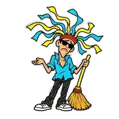 行吧 - 飘带扫把哥表情