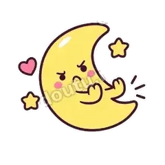 才不要 - 月亮晚安团表情