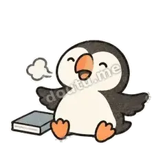 终于考完啦 - 卡壳小海鹦表情