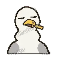 吃撑了 - 薯条海鸥表情