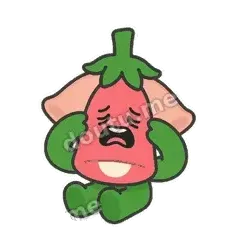 我不行了 - 机灵小毛地黄表情