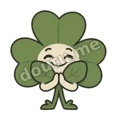 恭喜 - 好运三叶草表情