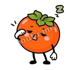 睡眼朦胧 - 好运柿宝第二弹表情