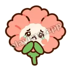 康乃委屈 - 暖心康乃馨表情