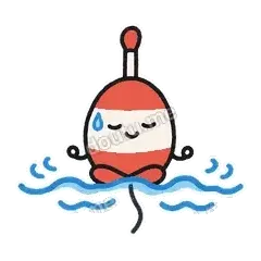 不用谢 - 钓鱼浮标表情