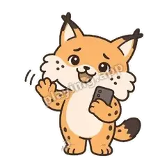 到家说一声 - 机警小猞猁明亮版表情