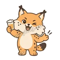 出来喝点 - 机警小猞猁明亮版表情