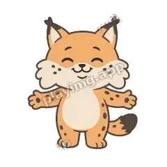 凉快了 - 机警小猞猁明亮版表情