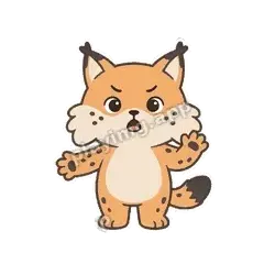 快点 - 机警小猞猁明亮版表情