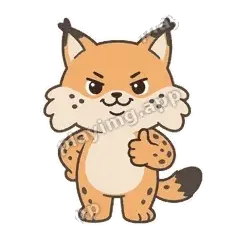 没问题 - 机警小猞猁明亮版表情