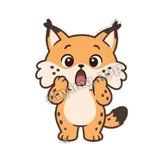 天呐 - 机警小猞猁明亮版表情