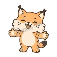 来抱抱 - 机警小猞猁明亮版表情