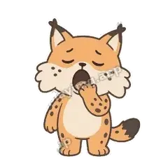 困死了 - 机警小猞猁明亮版表情