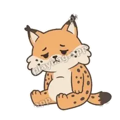不想上班 - 机警小猞猁明亮版表情