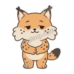 淡定 - 机警小猞猁明亮版表情