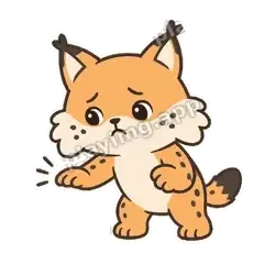 慢点跑 - 机警小猞猁明亮版表情
