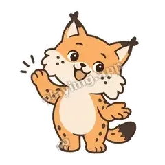 今晚有空吗 - 机警小猞猁明亮版表情