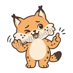 下次再约 - 机警小猞猁明亮版表情