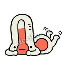 好无聊 - 冷热温度计表情