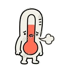 唉 - 冷热温度计表情