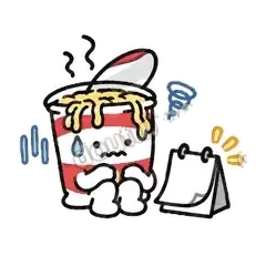 摸鱼 - 熬夜泡面表情