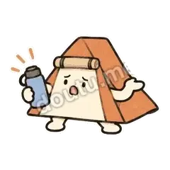 带够水没 - 透气小帐篷表情