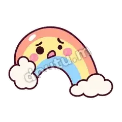 咋回事啊 - 彩虹弯弯表情
