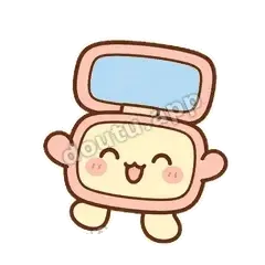 粉饼拍拍奶油手绘版